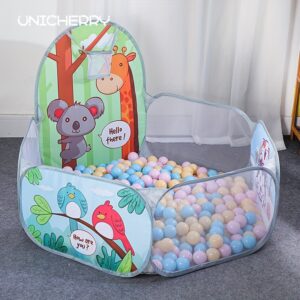 Kids Ball Pool Pop-up Tent for Toddlers, 4ft/120CM Foldable Playpen for Indoor & Outdoor Play, Perfect Birthday or Christmas Gift.