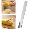 Stainless steel corn on the cob remover tool for fast and safe kernel removal.