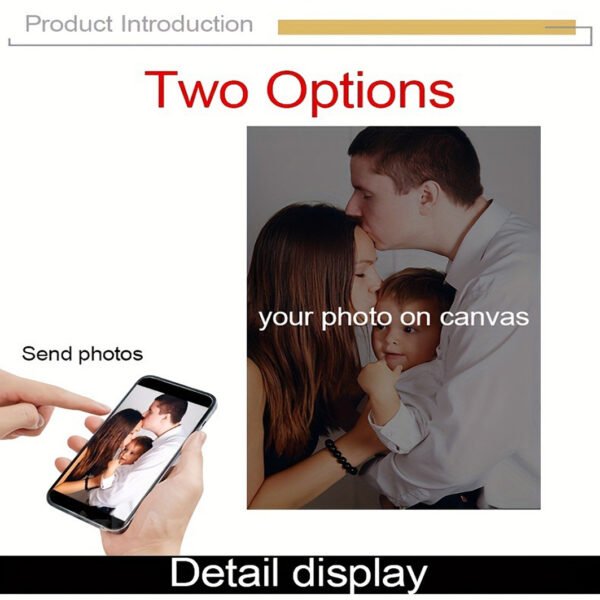 Canvas poster and framed wall art in a contemporary style.