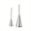 Stainless steel cream icing piping nozzle for cupcakes and puff pastry decoration.