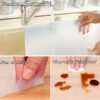 Waterproof Non-Slip Shelf Drawer Liner with Daisy Pattern, Plastic Mat for Kitchen Cabinet, Table, and Fridge