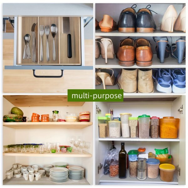 Waterproof Non-Slip Shelf Drawer Liner with Daisy Pattern, Plastic Mat for Kitchen Cabinet, Table, and Fridge