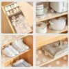 Waterproof Non-Slip Shelf Drawer Liner with Daisy Pattern, Plastic Mat for Kitchen Cabinet, Table, and Fridge