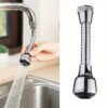 360° swivel kitchen faucet aerator for high-pressure water flow.
