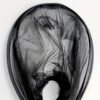 Ultra-breathable stroller mosquito net cover, black polyester, easy zipper closure for convenient protection against mosquitoes, perfect for outdoor use and gifting.