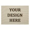 Custom photo and name placemats, personalized with a design, perfect for Christmas.