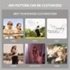 Custom photo personalized compact mirror with custom image.