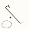 Custom Engraved Stainless Steel Keychain – Personalized Name & Number