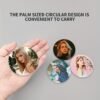 Custom photo personalized compact mirror with custom image.
