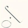 Custom Engraved Stainless Steel Keychain – Personalized Name & Number