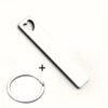 Custom Engraved Stainless Steel Keychain – Personalized Name & Number