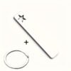 Custom Engraved Stainless Steel Keychain – Personalized Name & Number