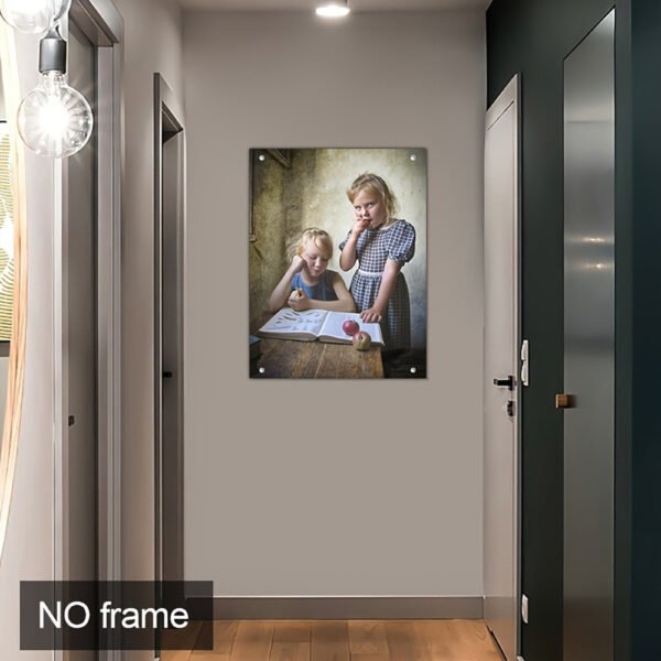 Canvas poster and framed wall art in a contemporary style.