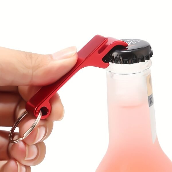 42pcs Customizable Multi-Color Metal Bottle Opener Keychain Set - Durable and Portable