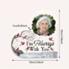 Custom acrylic memorial plaque with personalized design.