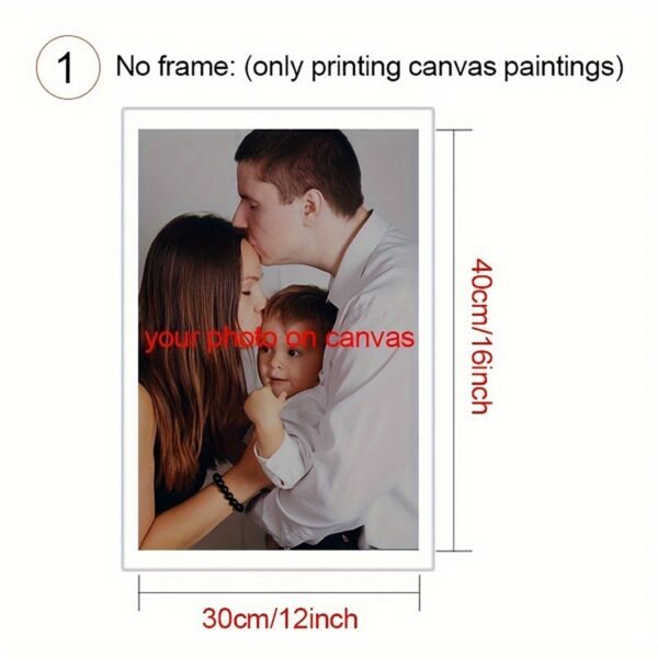 Canvas poster and framed wall art in a contemporary style.