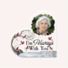 Custom acrylic memorial plaque with personalized design.