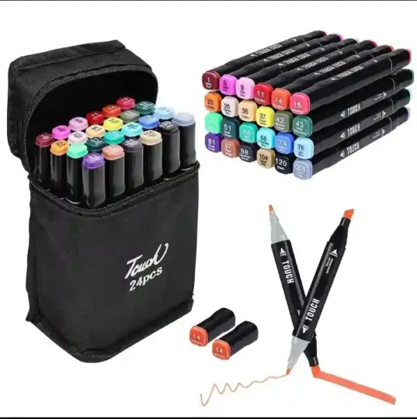 alcohol markers for illustration