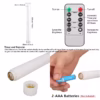 2025 Electronic Candle With Battery Timer Remote Control Flameless LED Candles Tears Light Wedding Dinner Home Decoration 27cm