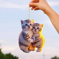 #AcrylicOrnament #CatDecor