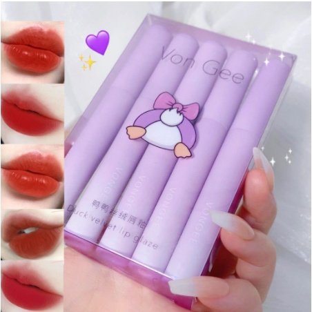 Lip Tint for Girls
Cartoon Packaging Makeup
Moisturizing Lip Tint
Matte Lip Tint Set